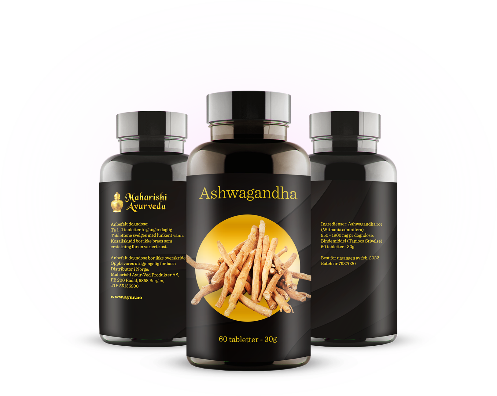 Lazarus Kreativ Labels & packs ASHWAGANDHA AYURVEDIC product Label design